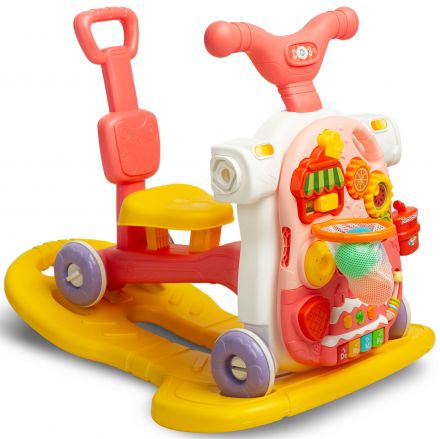 Многофункциональные ходунки 5 в 1 TOYZ Pink